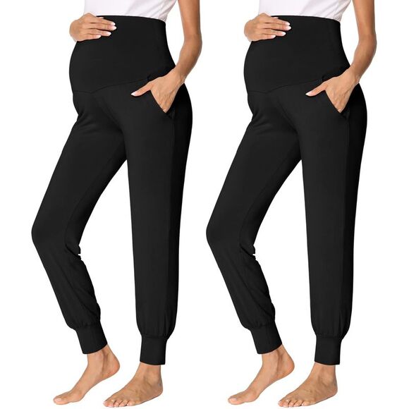 fitglam Pants - fitglam Womens Maternity Pants Over Belly Lounge Pajamas Clothes Pregnancy Must